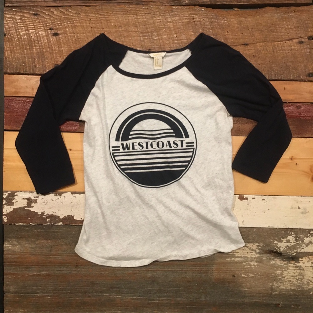 Long Sleeve Forever 21 West Coast Shirt
